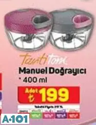 TANTİTONİ MANUEL DOĞRAYICI 400 ML TANTİTONİ MANUEL DOĞRAYICI 400 ML